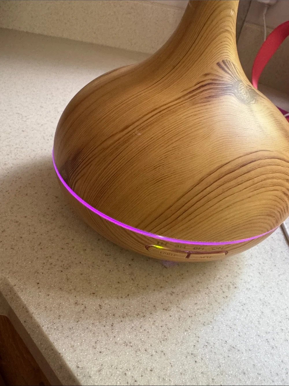 Wood Grain Essential Oil Diffuser - Light Brown